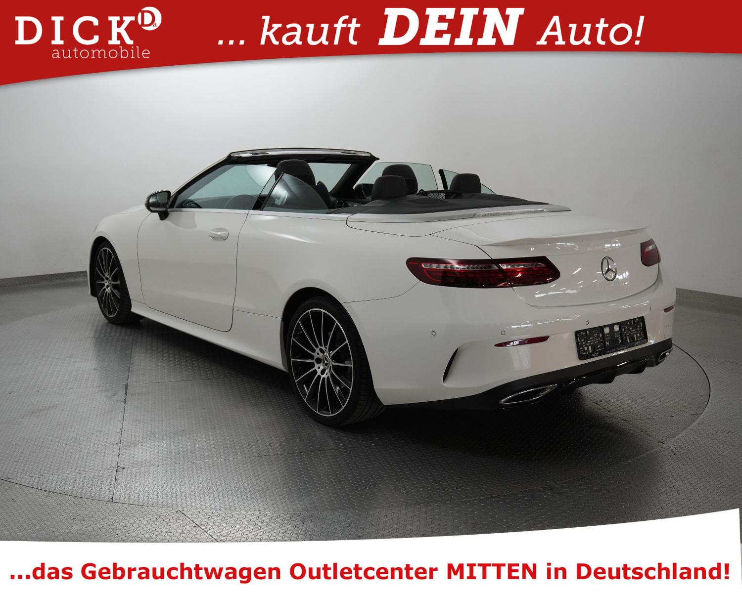 Mercedes-Benz E220d Cabrio 2X AMG NIGHT+WIDESC+STNDHZ+BURM+20"