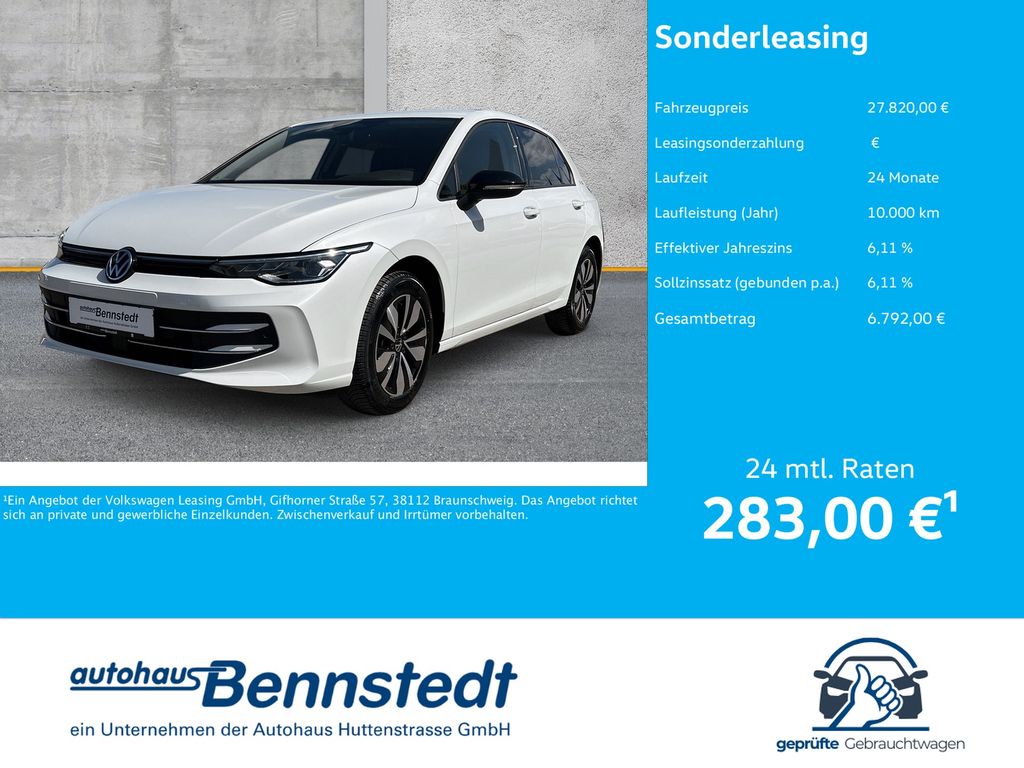 Golf VIII 1.5 eTSI DSG Goal LED+ KAMERA NAVI AHK