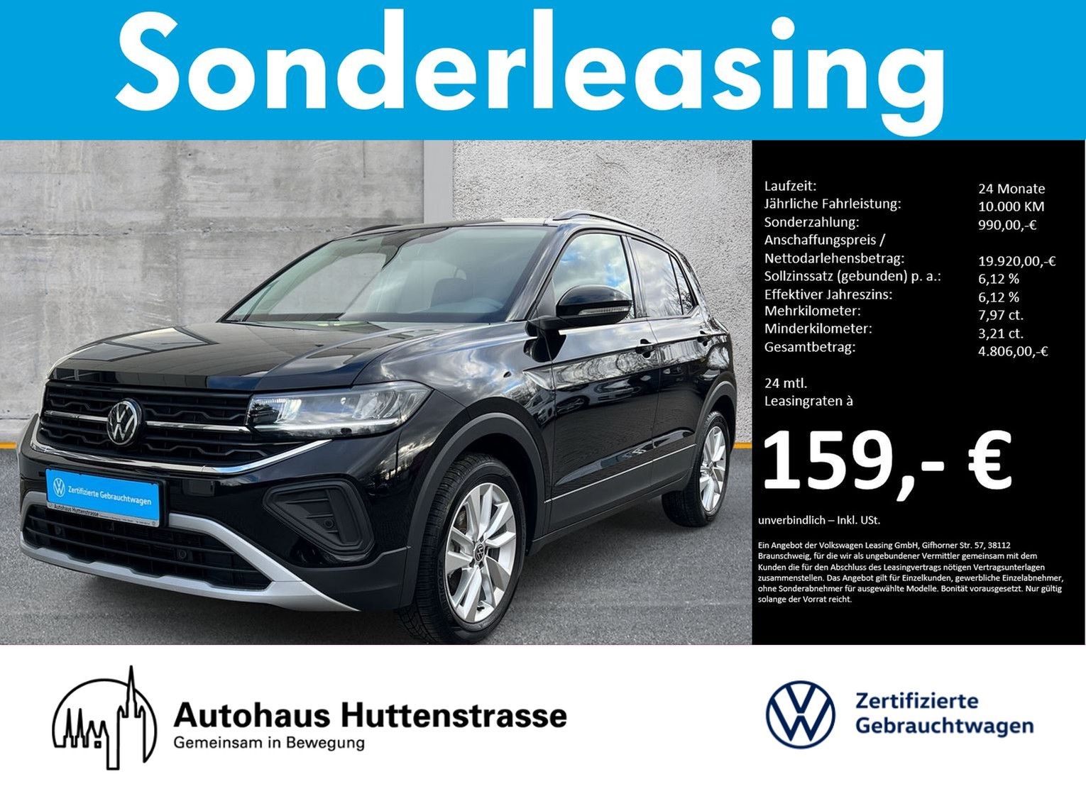 Volkswagen T-Cross 1.0 TSI Goal LED NAVI SHZ ALLWETTER 17"
