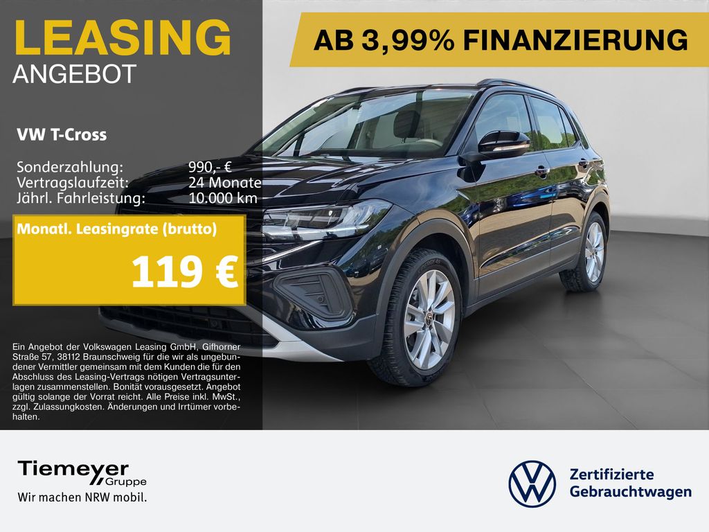Volkswagen T-Cross 1.0 TSI LIFE LED SITZHZG PDC CLIMATRONIC