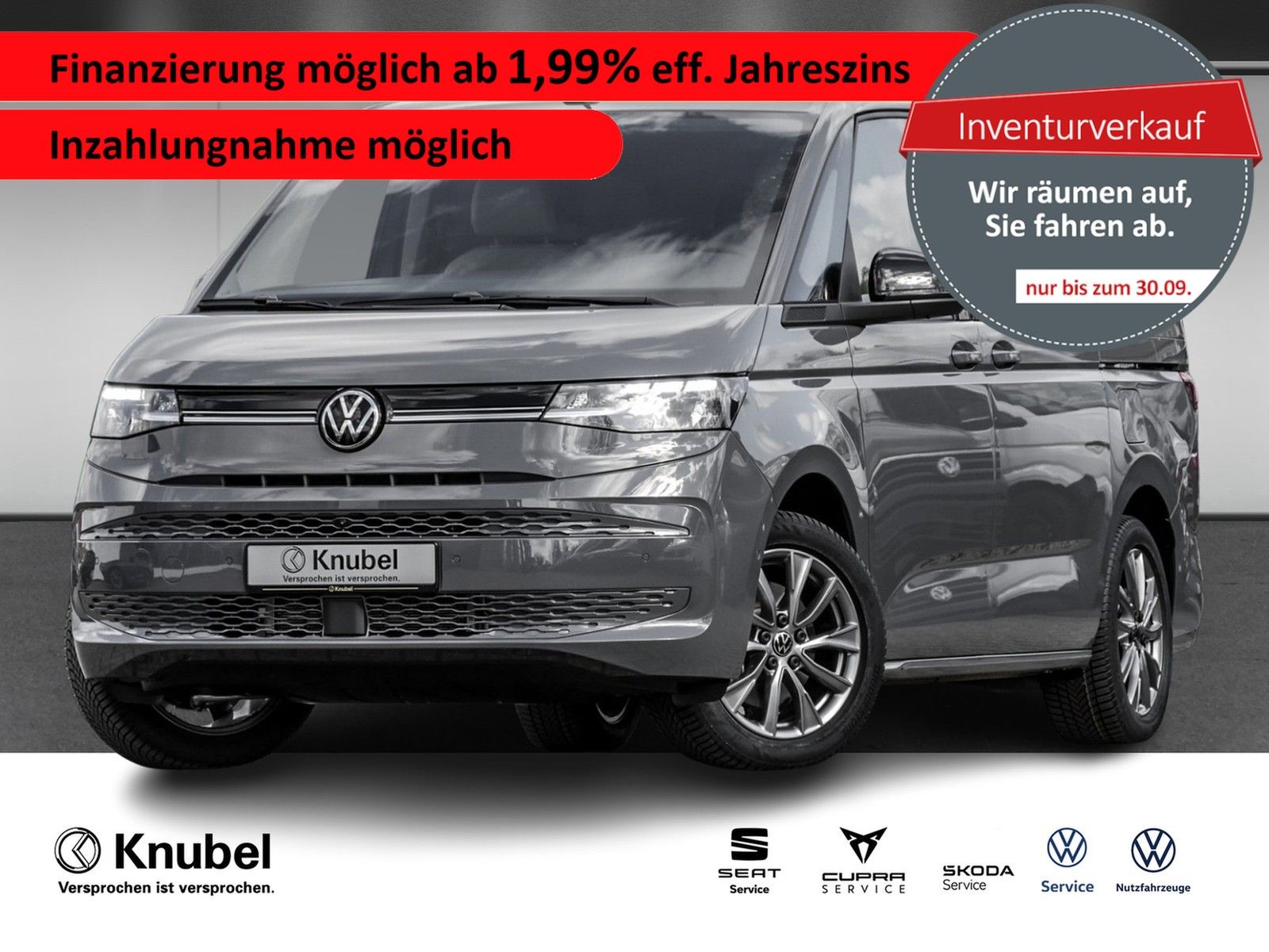 Volkswagen T7 Multivan Life lang eHybrid 4M 18" AHK ACC Are