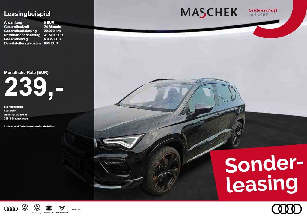 Cupra Ateca VZ 2.0 TSI Sonderleasing! AHK Anschlusg