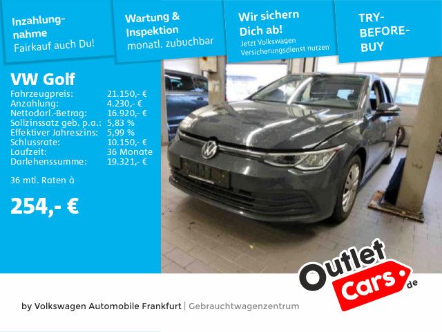 Volkswagen Golf VIII 2.0 TDI DSG Life Navi FrontAssist Lane