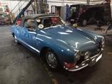 Volkswagen Karmann Ghia Typ 14 Cabrio in blau, H Kennz. - Volkswagen Karmann Ghia: Cabrio