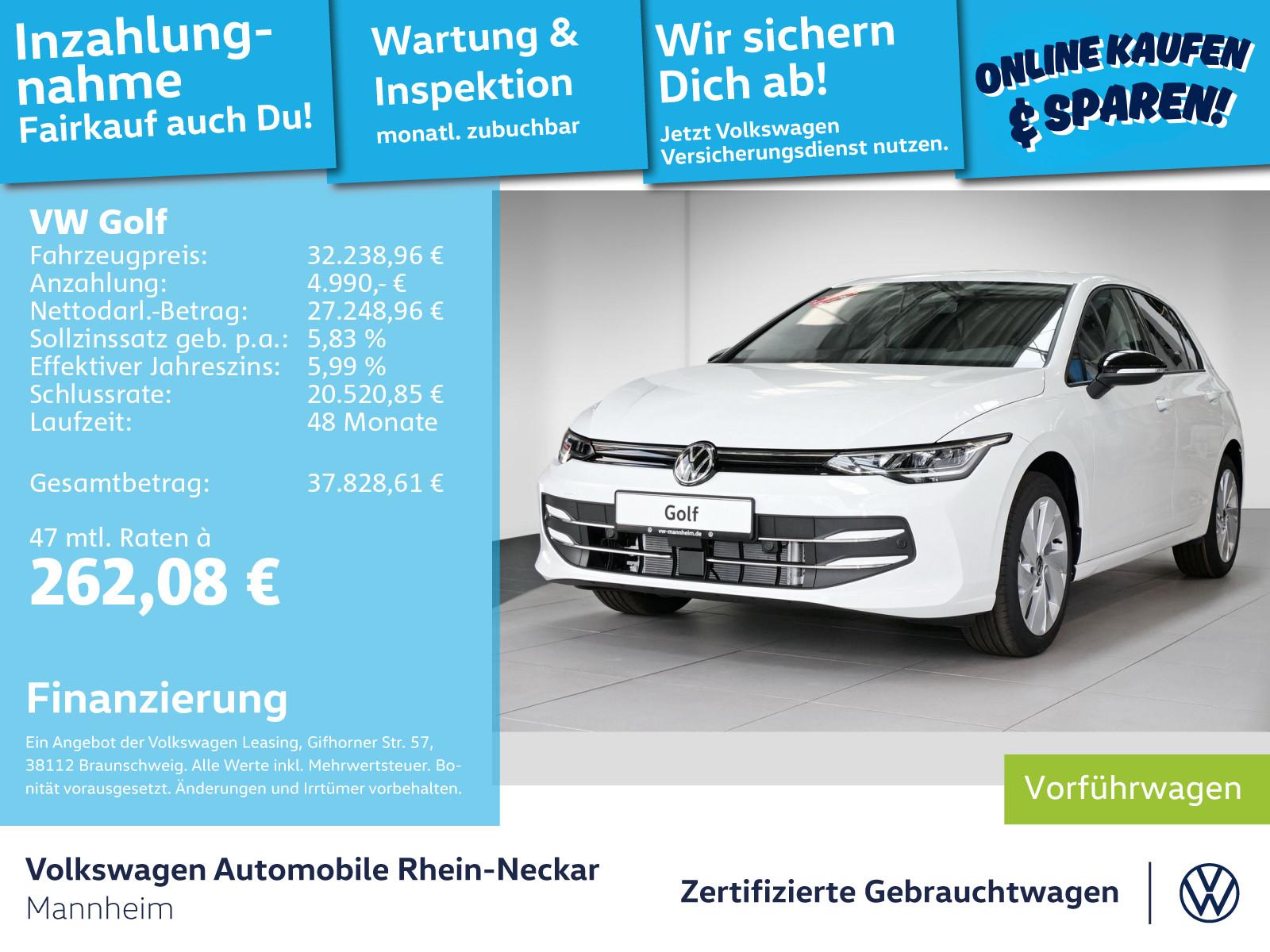 Volkswagen Golf VIII 1.5 eTSI Goal Rückfahrkamera Navi uvm