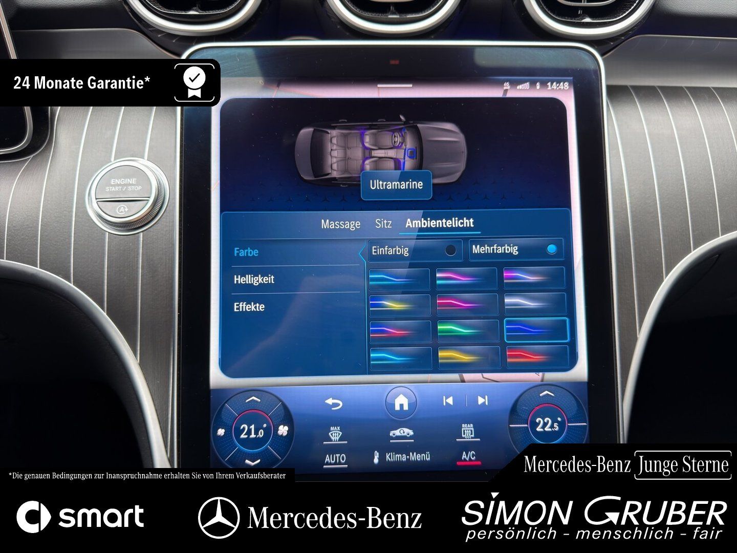 Fahrzeugabbildung Mercedes-Benz C 200 AMG Night Pano Leder Massage Sitzklima