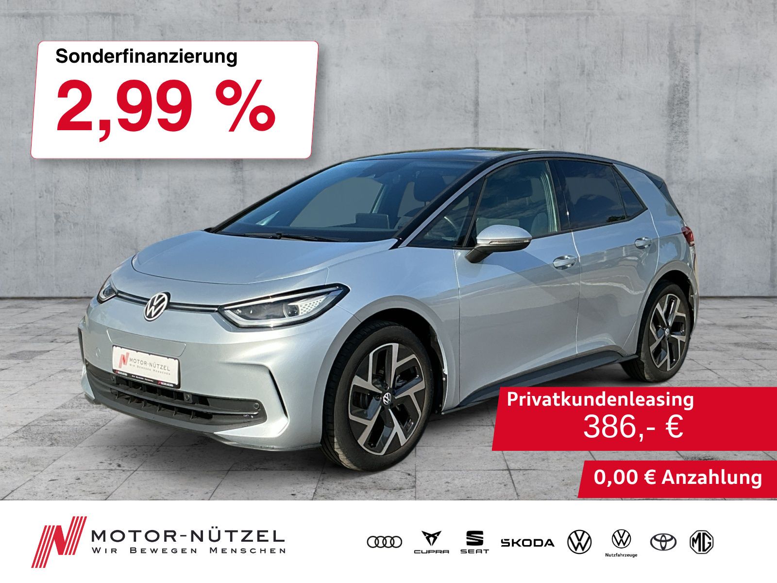 Volkswagen ID.3 150 kW Pro MOVE FACELIFT AHK+PANO+HuD+360°