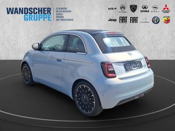 Fiat 500 e la Prima Cabrio 360+Kam.+KeyLess+Navi+SHZ
