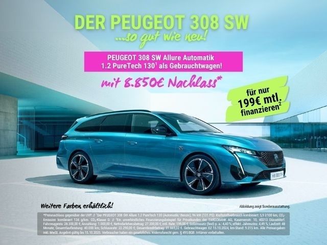 Fahrzeugabbildung Peugeot 308 SW Allure 1.2 PureTech 130 PS *NAVI*DAB*LED*