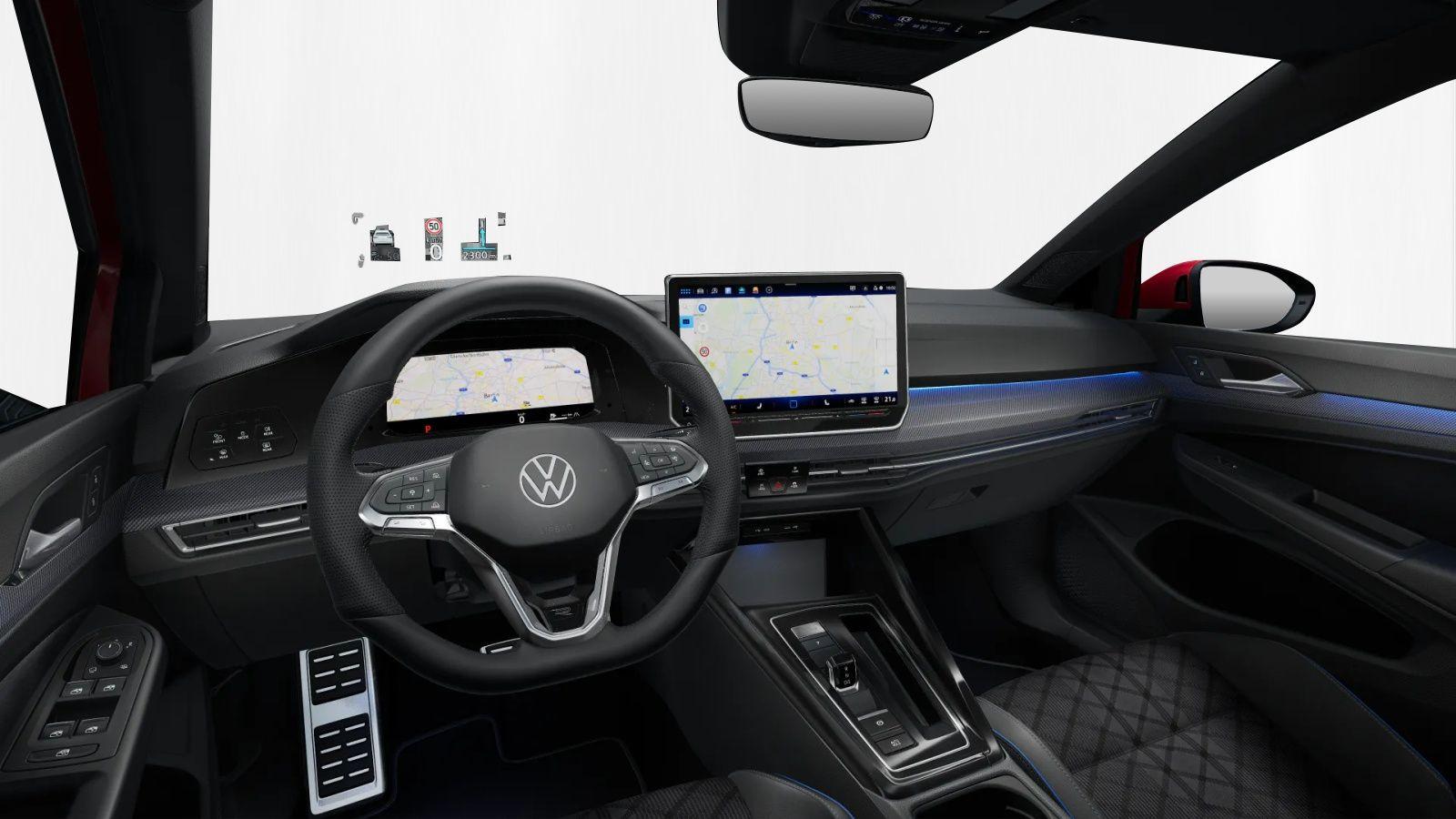 Volkswagen Golf VIII 1.5 eTSI R-Line AHK LED Navi 360° ACC, миниатюра 4