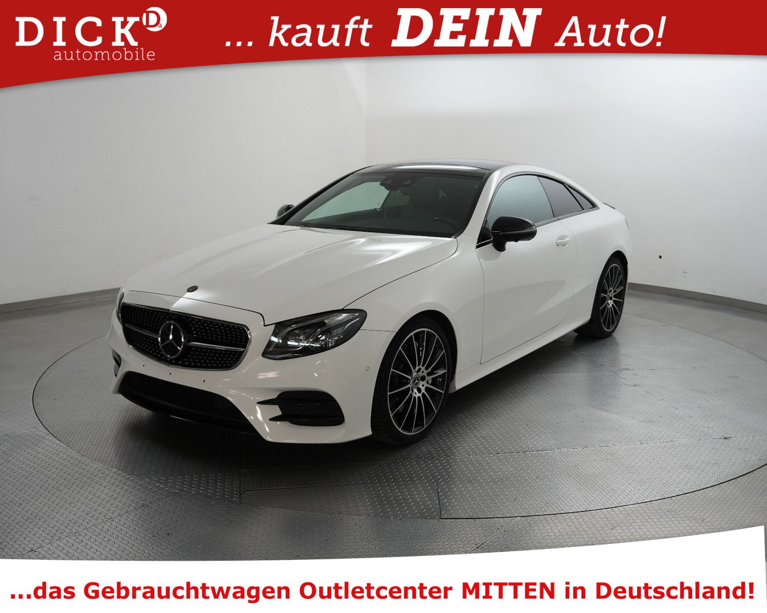Fahrzeugabbildung Mercedes-Benz E350d Coupe 2X AMG Line NIGHT+PANO+VIRTU+360+VOL