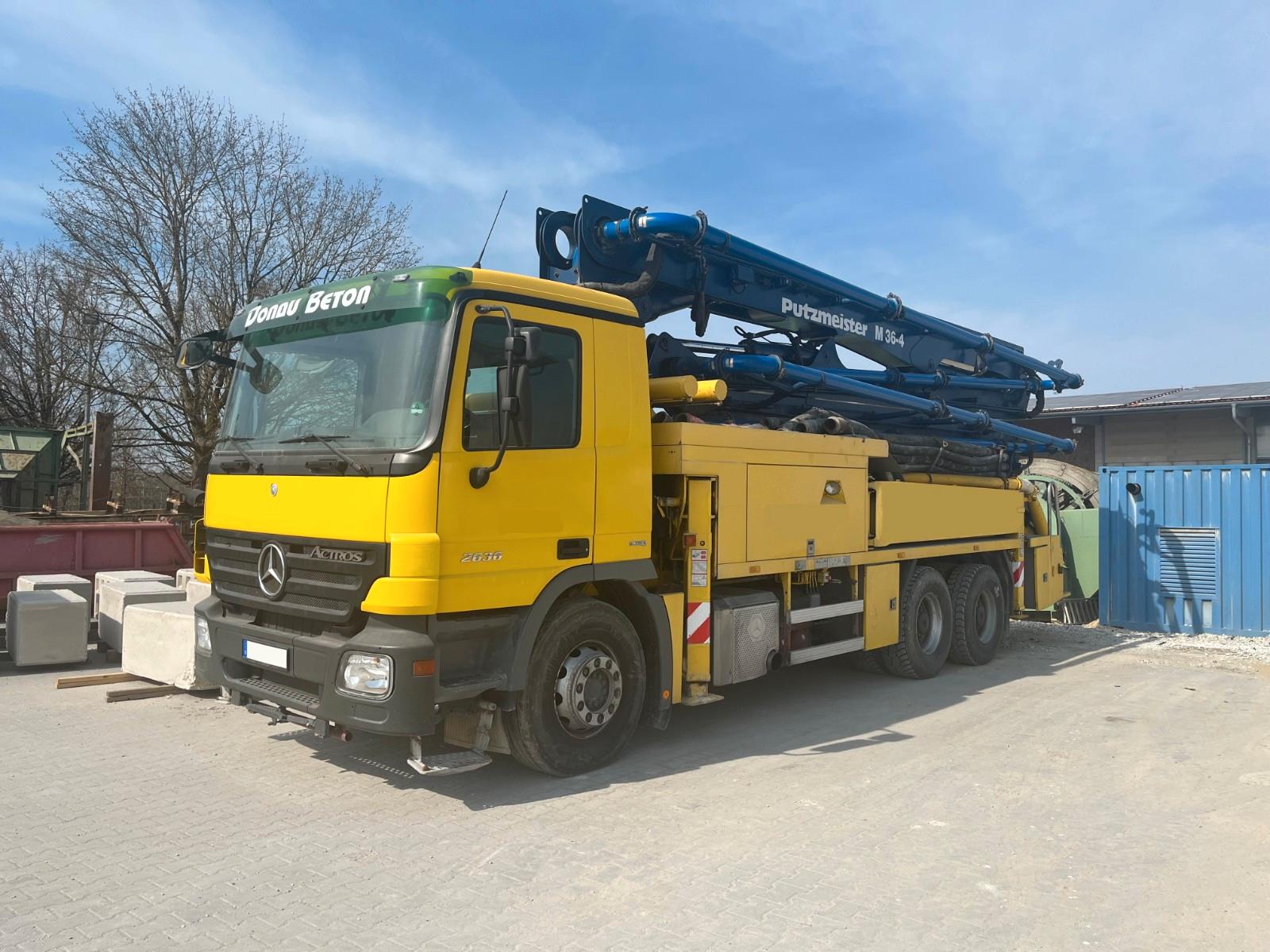 Mercedes-Benz Actros 2636 Putzmeister 36m, Euro 5