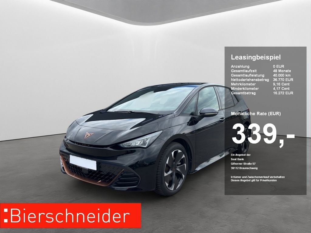 Cupra Born 82kWh ab 317.- EUR mtl. 1000.- Anzahlung LE