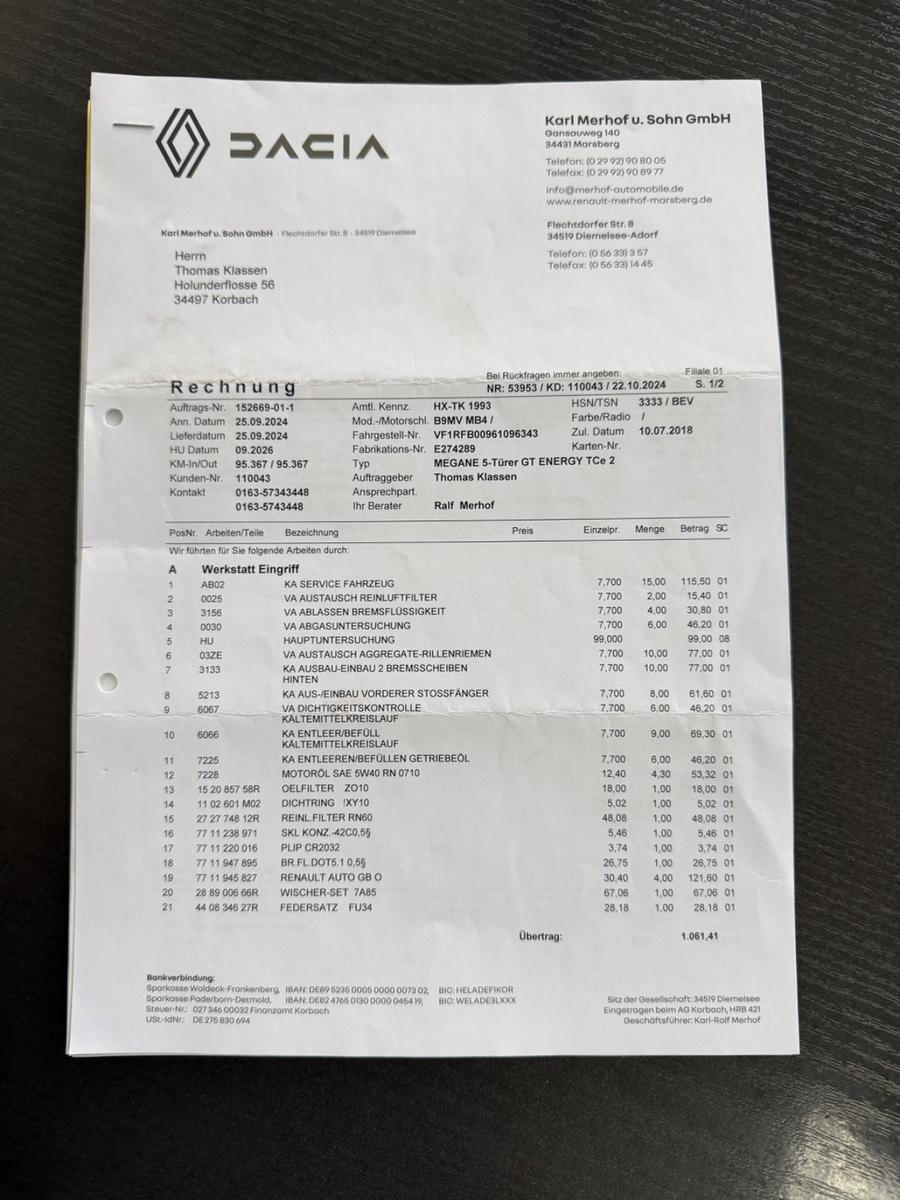 Renault Megane IV Lim. 5-trg.GT * Automatik * Scheckheft