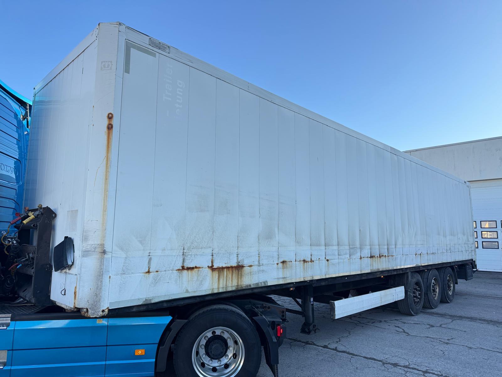 Krone  3 Achs Koffer Doppelstock Textilbleche BPW-ECO+