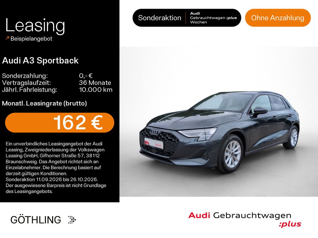 Audi A3 Sportback 30 TFSI *LED*Navi+*CAM*Interface*AC