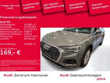 Audi Leasingangebot: Audi Q3 45 1.4 TFSI e LED APS vorn + hinten