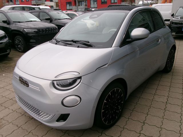 Fiat 500e Cabrio La Prima El. Verdeck Navi Leder digi