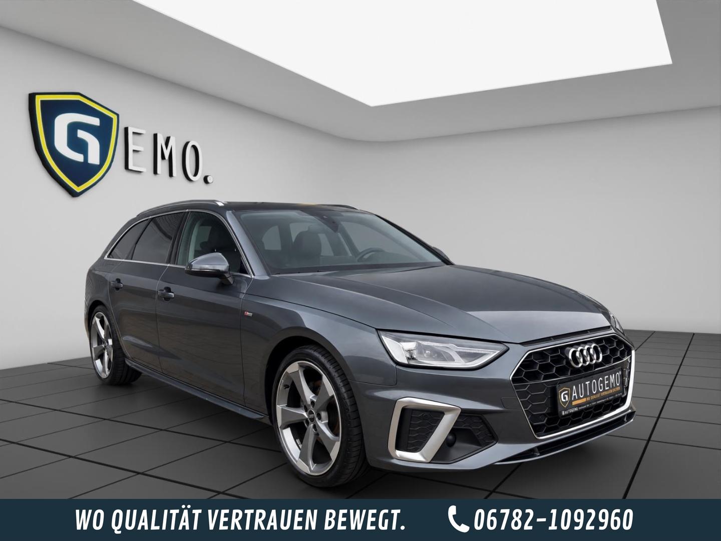 Audi A4 Avant 35 TDI S line El. Panodach Navi Sounds., миниатюра 3