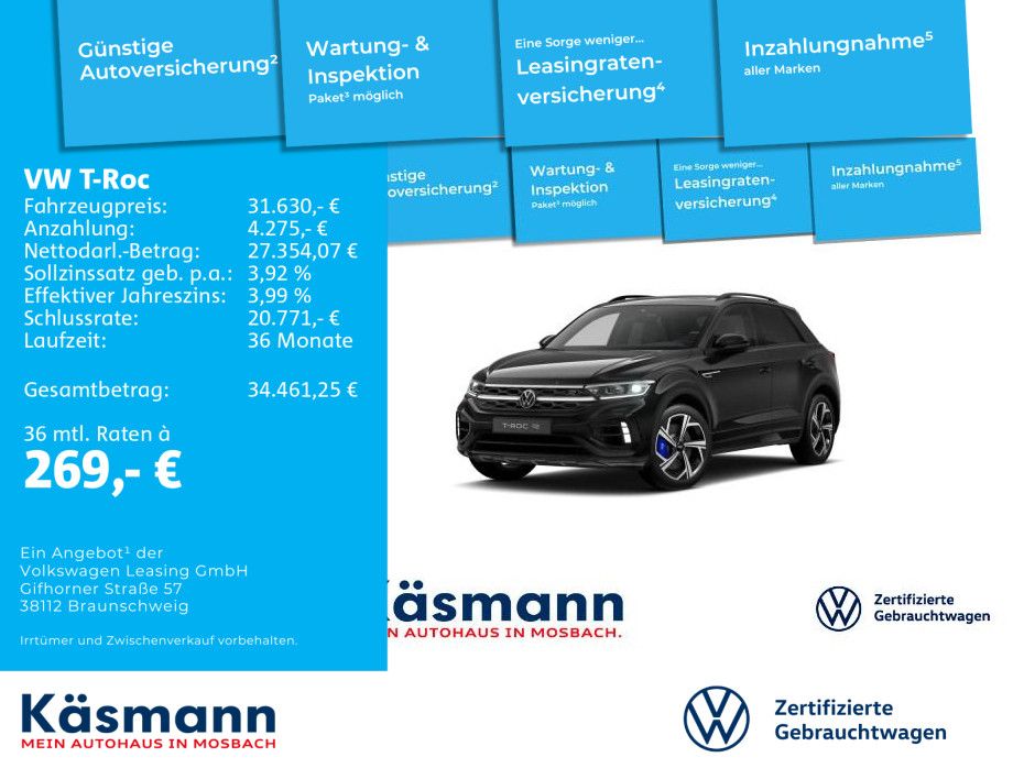 Volkswagen T-Roc R 4Motion 300PS BLACKSTYLE MATRIX NAVI KAM foto 2