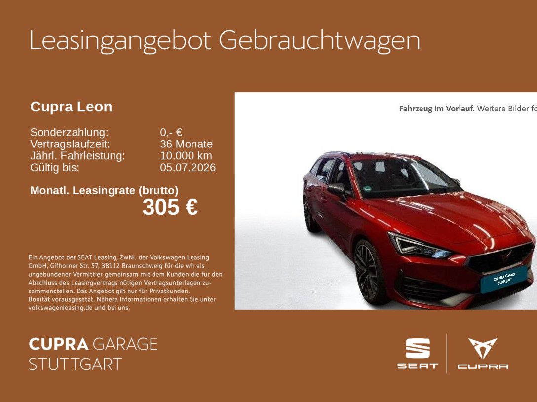 CUPRA Leon Sportstourer 1.4 e-HYBRID VZ DSG 180 kW