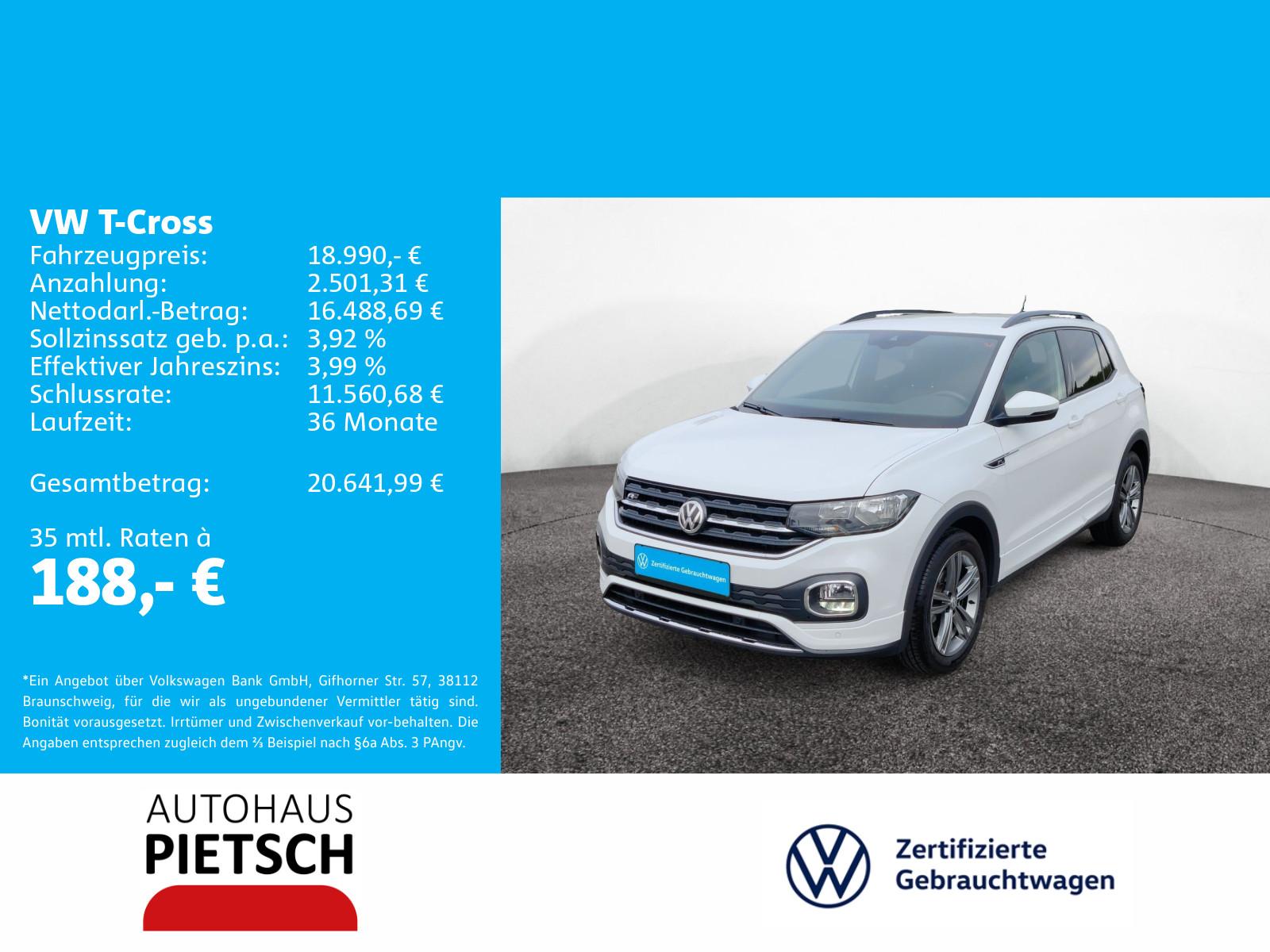 Volkswagen T-Cross 1.0 TSI LIFE DSG