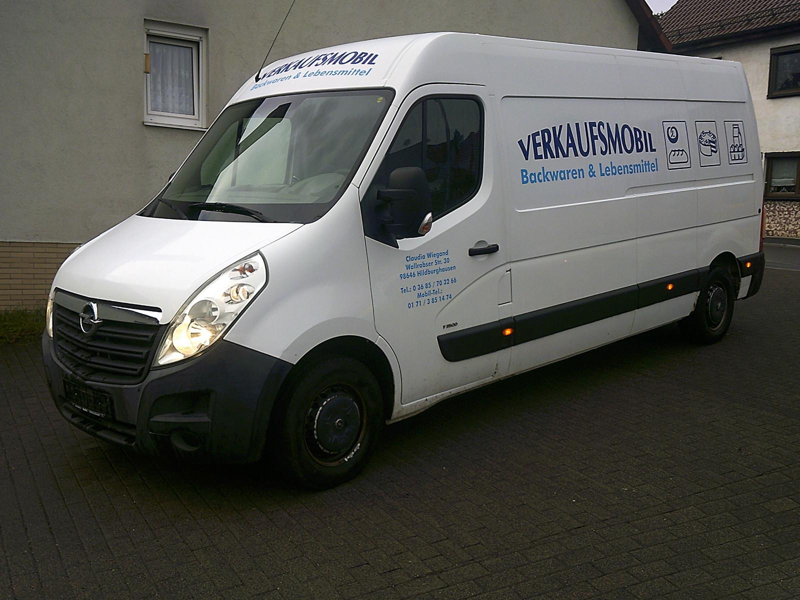 Opel Movano Verkaufsaufbau, Stom, Theke