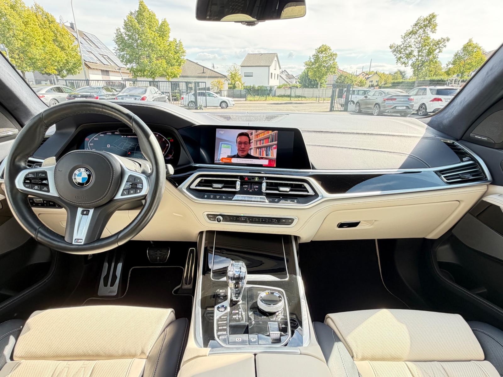 BMW X7*M50xd*M-SPORTPAKET*3xTV*6xSITZER*ACC*HUD*360