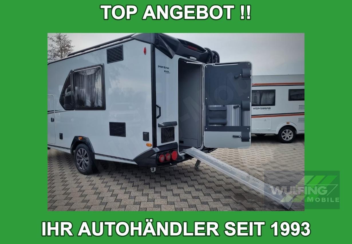 Knaus Sport & Fun 480 QL Black Sel. + Motorrrad-Rampe