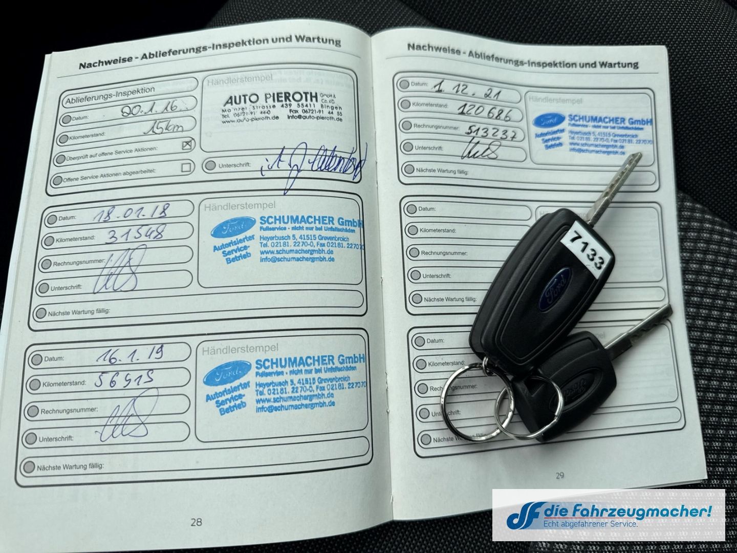 Fahrzeugabbildung Ford Transit Kombi 350 L3 2.2 TDCi DPF *7133 *KLIMA *