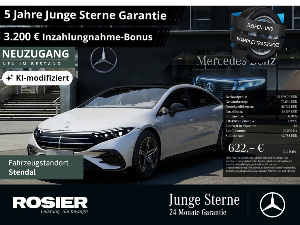 Mercedes-Benz EQS 450+ AMG Sport Premium Hyperscreen NIGHT ACC