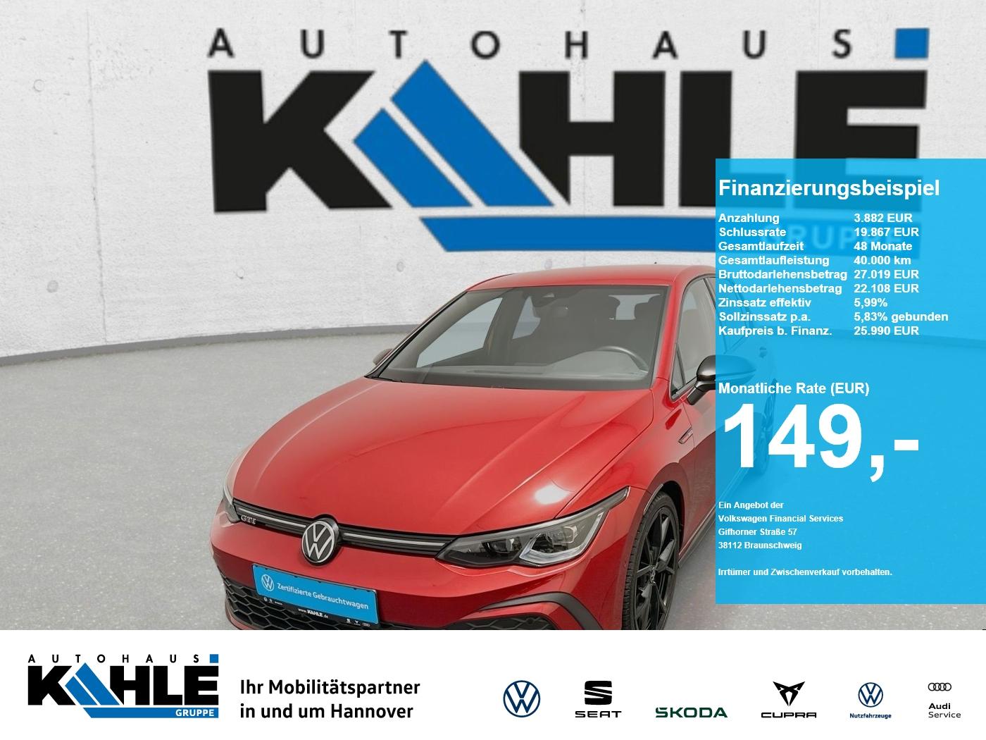 Volkswagen Golf GTI 2.0 TSI DSG Black Matrix Navi RFK Virt