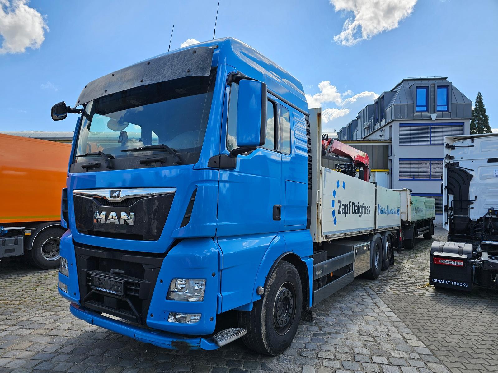 MAN TGX 26.500*Baustoffzug,Palfinger18.001L*