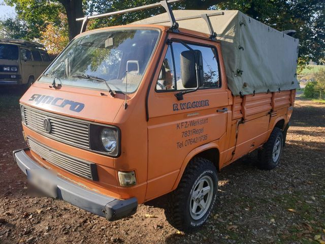 Volkswagen VW T3 SYNCRO PRITSCHE 1. HAND 1,9 WBX SEIK...