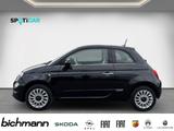 Fiat 500 Lounge AT Nav AHK GJR PDC Alu Pano - Fiat 500: Schwarz