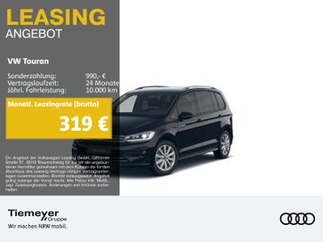 Volkswagen Leasingangebot: Volkswagen Touran 1.5 TSI DSG R-LINE LM17 NAVI KAMERA VIRTU