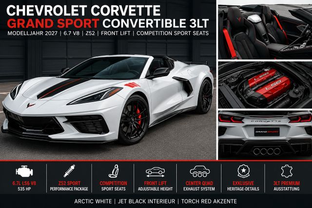 CORVETTE C8 Grand Sport Cabrio 3LT MY27 GEIGERCARS