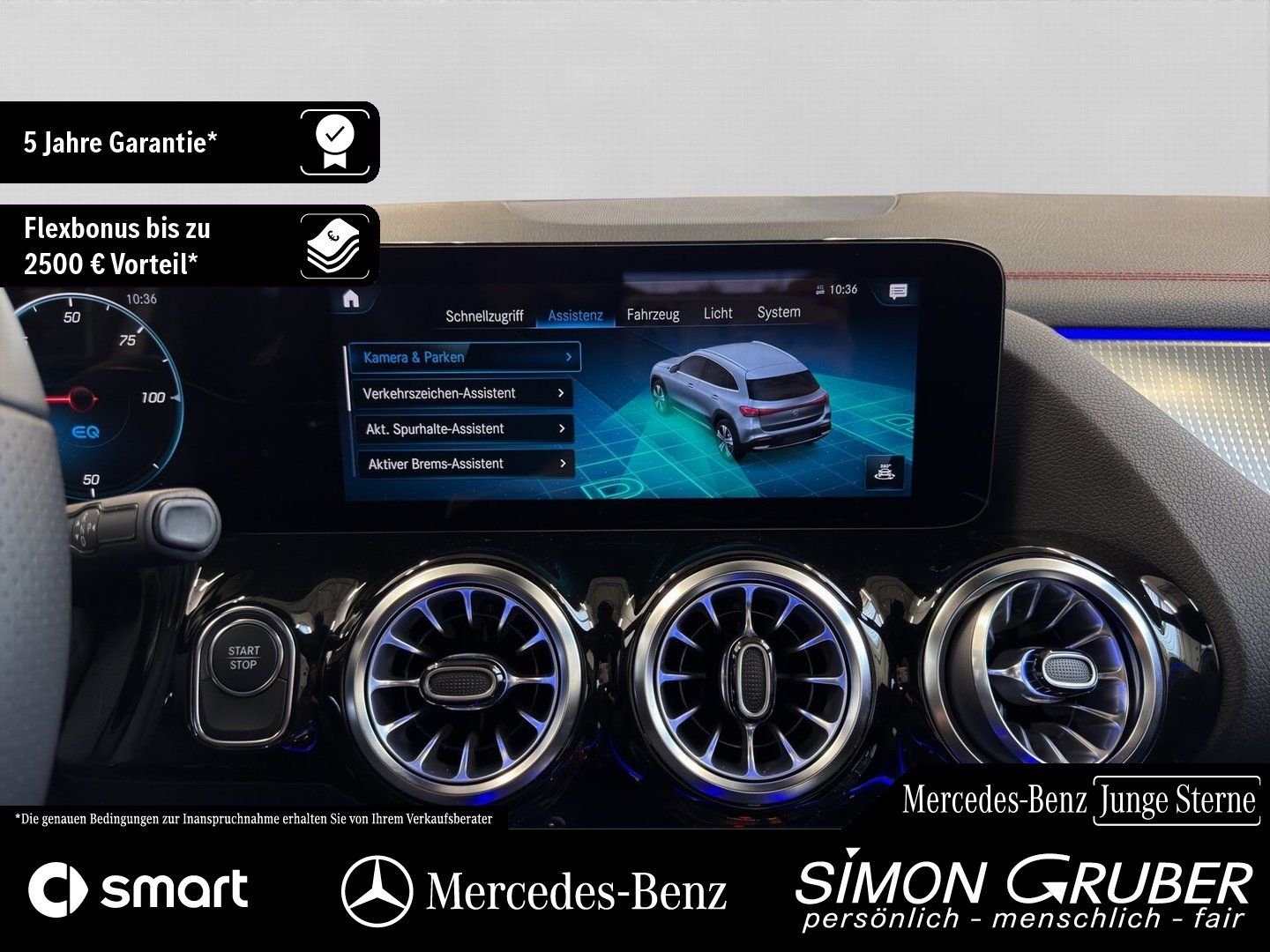 Fahrzeugabbildung Mercedes-Benz EQA 250 AMG Night Distronic Burm Ambi KeylessGo