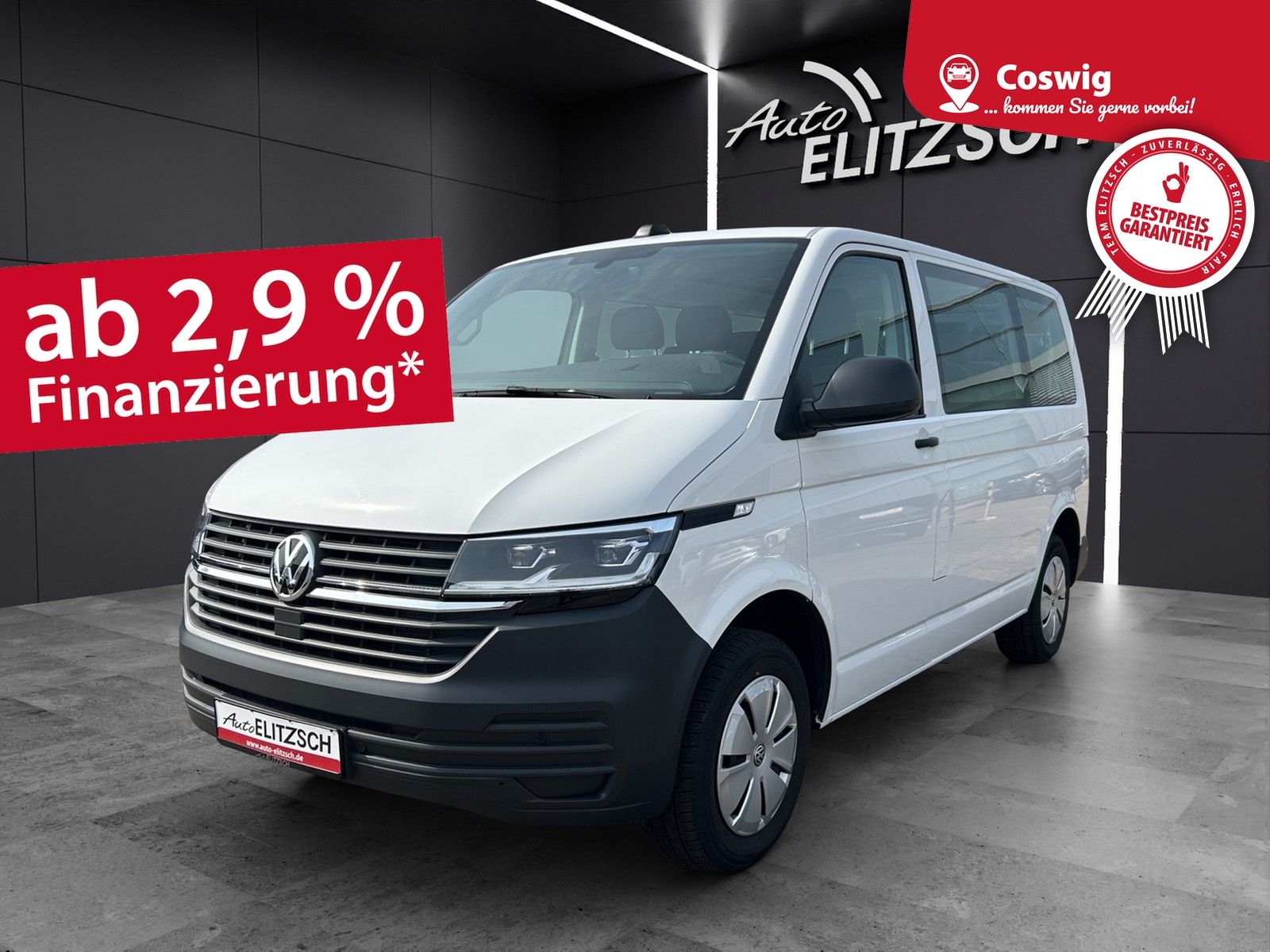 Fahrzeugabbildung Volkswagen T6 Kombi T6.1 TDI 9- Sitzer LED App-Connect GRA
