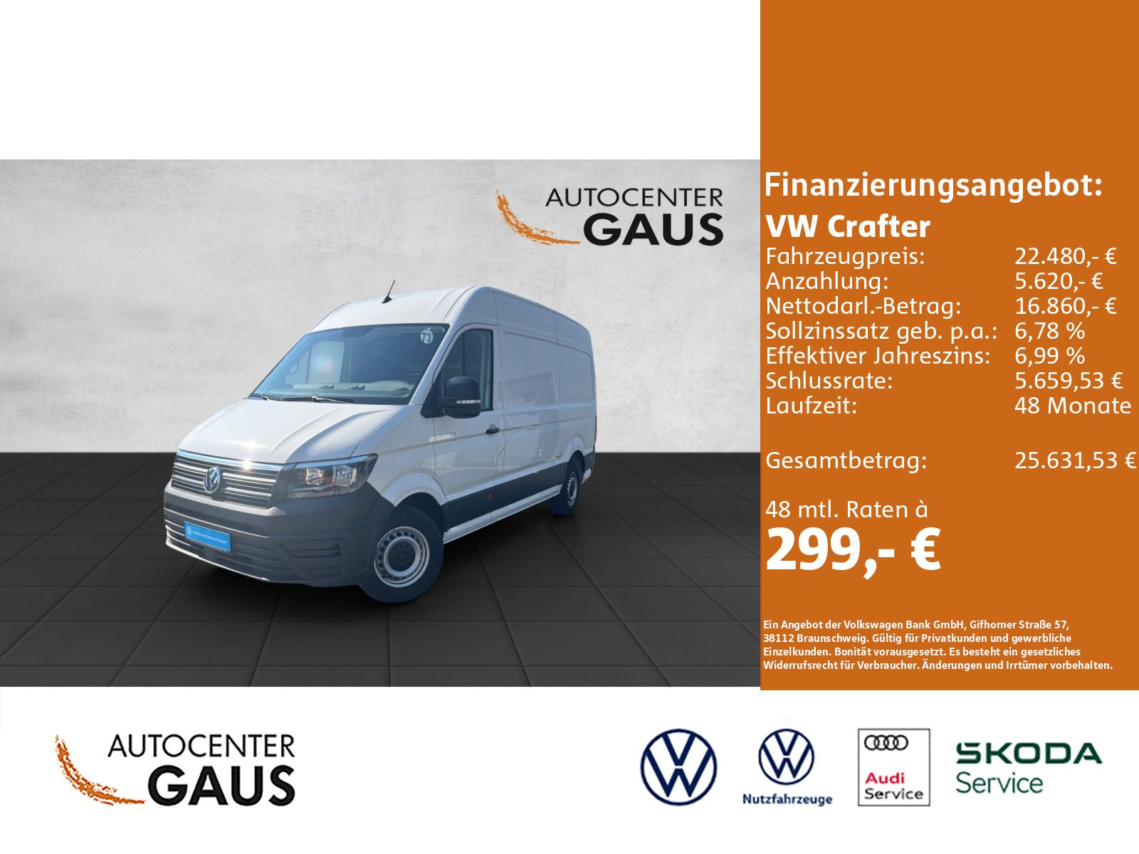 Crafter 30 Kasten 2,0 l 103 kW Frontantrieb 6-Ga