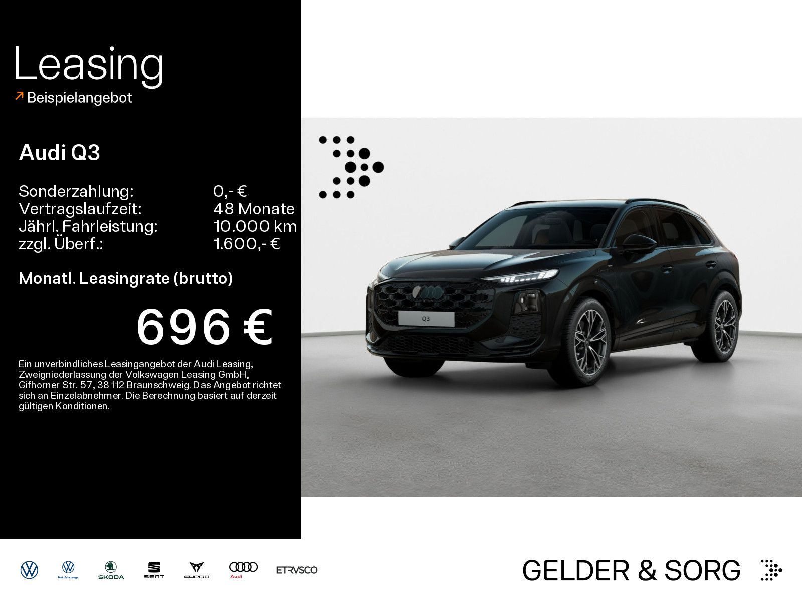 Audi Q3 SUV e-hybrid AMBIENTE*AHK*360°*ACC*LED*SPORTS