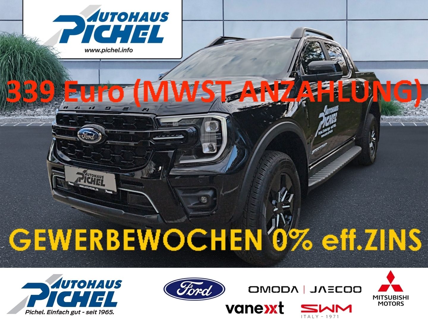 Ford Ranger PHEV DOKA Stormtrak 3xSOFORT 0% GEWERBEWO