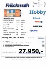 Hobby OnTour 470 KMF, Autarkie Paket inkl. - Hobby Wohnwagen 470
