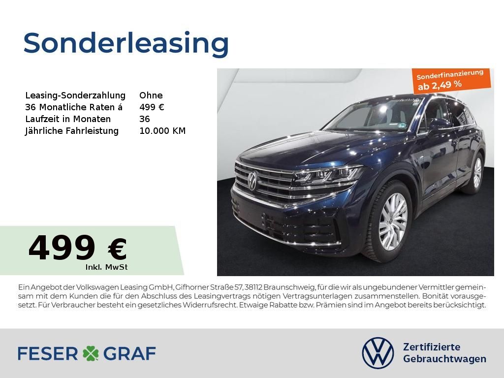 Touareg Elegance 3.0 TDI Navi AHK Kamera Leder L