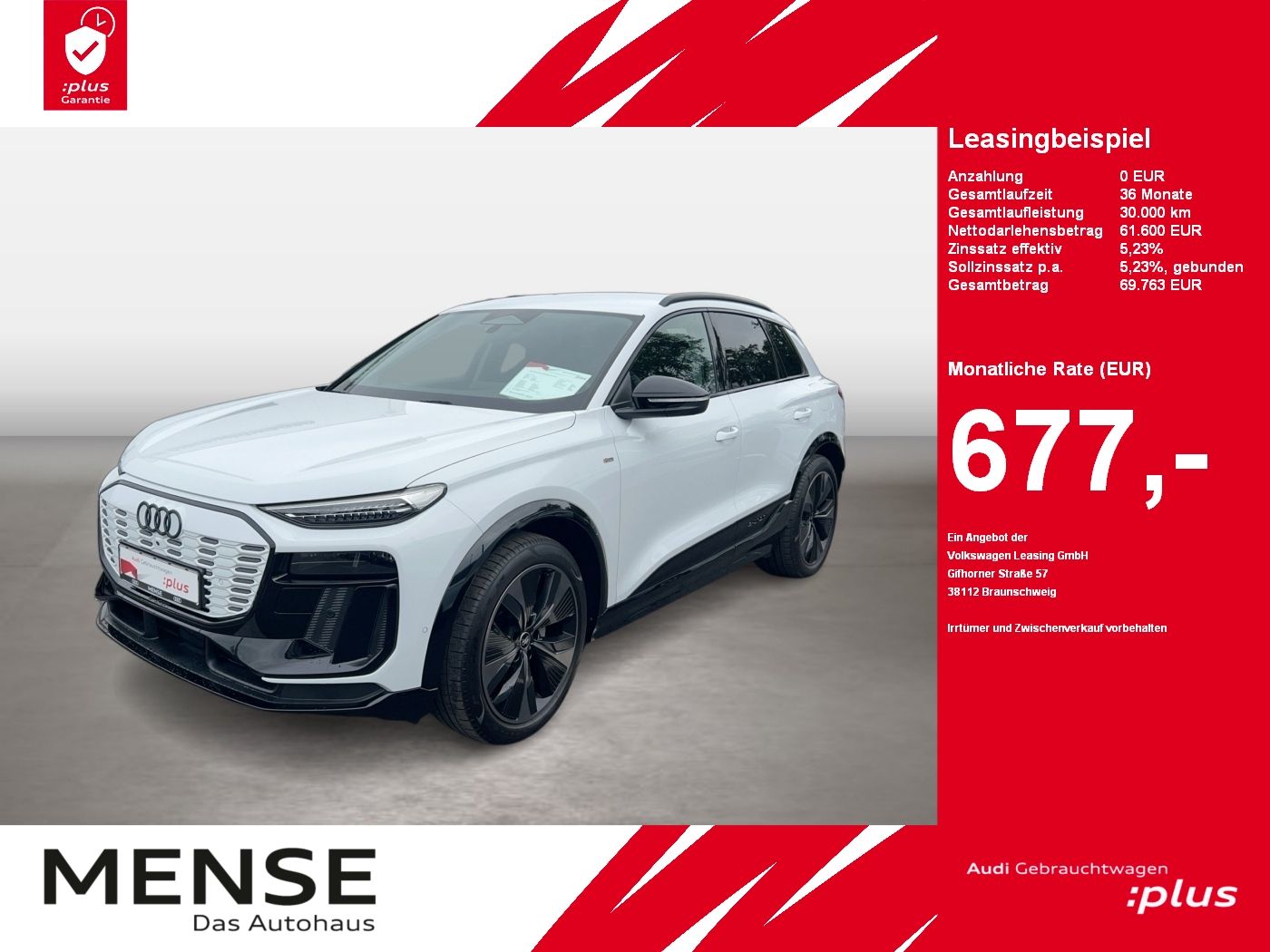 AUDI Q6 e-tron performance S line B&amp;O|AHK|HUD|Luft