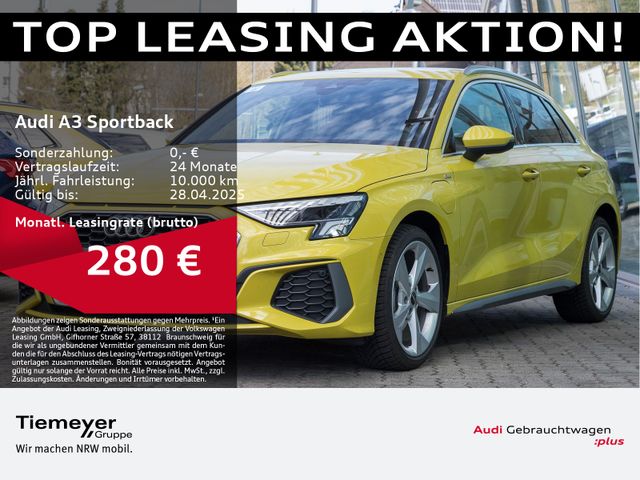 Audi A3 Sportback 40 TFSIe 2x S LINE LM19 LED NAVI AH