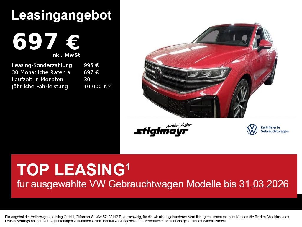 Volkswagen Touareg R-line 3.0 TDI AHK+HUD+IQ-LIGHT+PANO+STA