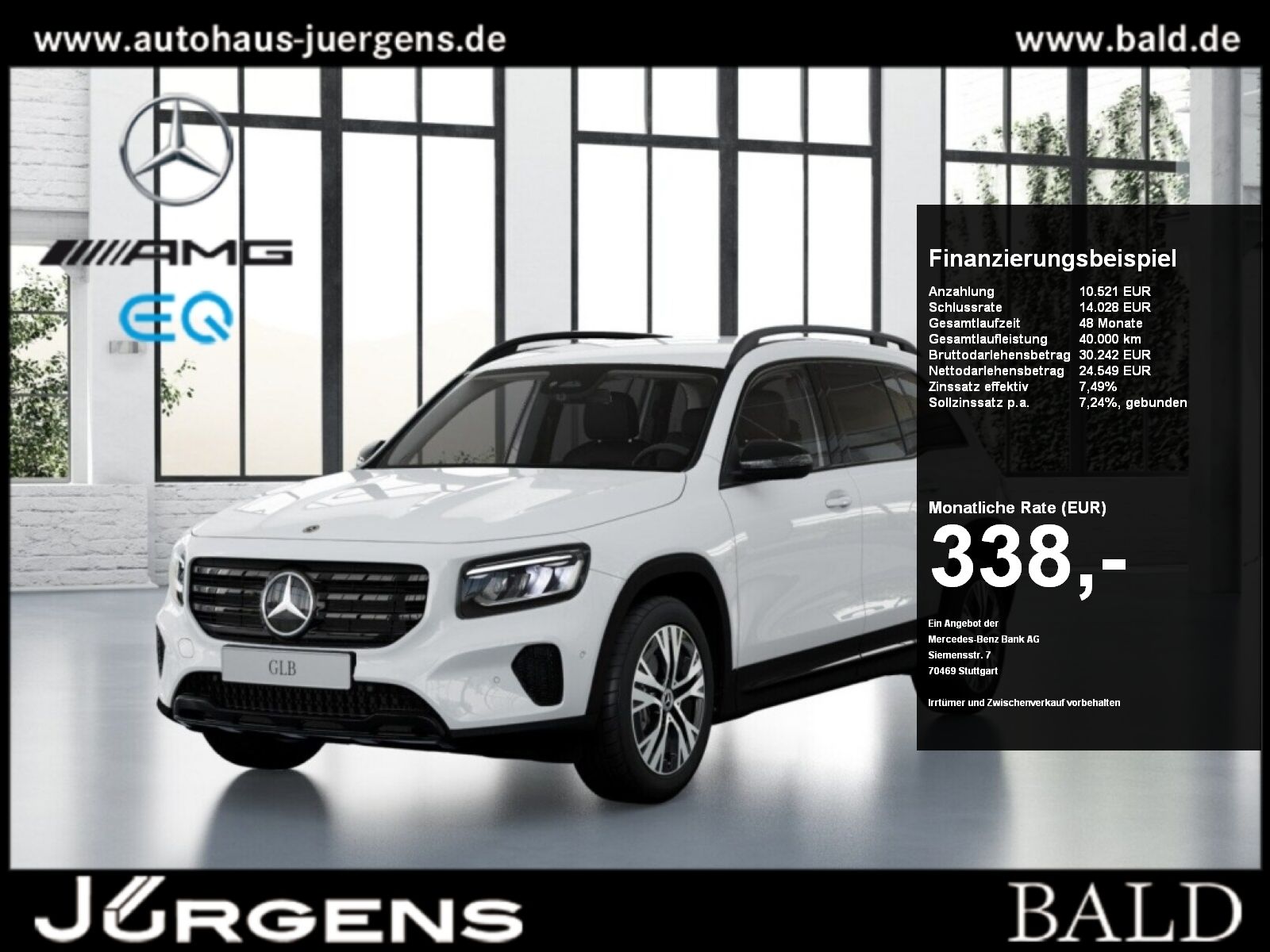 Mercedes-Benz GLB 180 Progressive+Night+Cam+LED+Navi+Wide+PTS