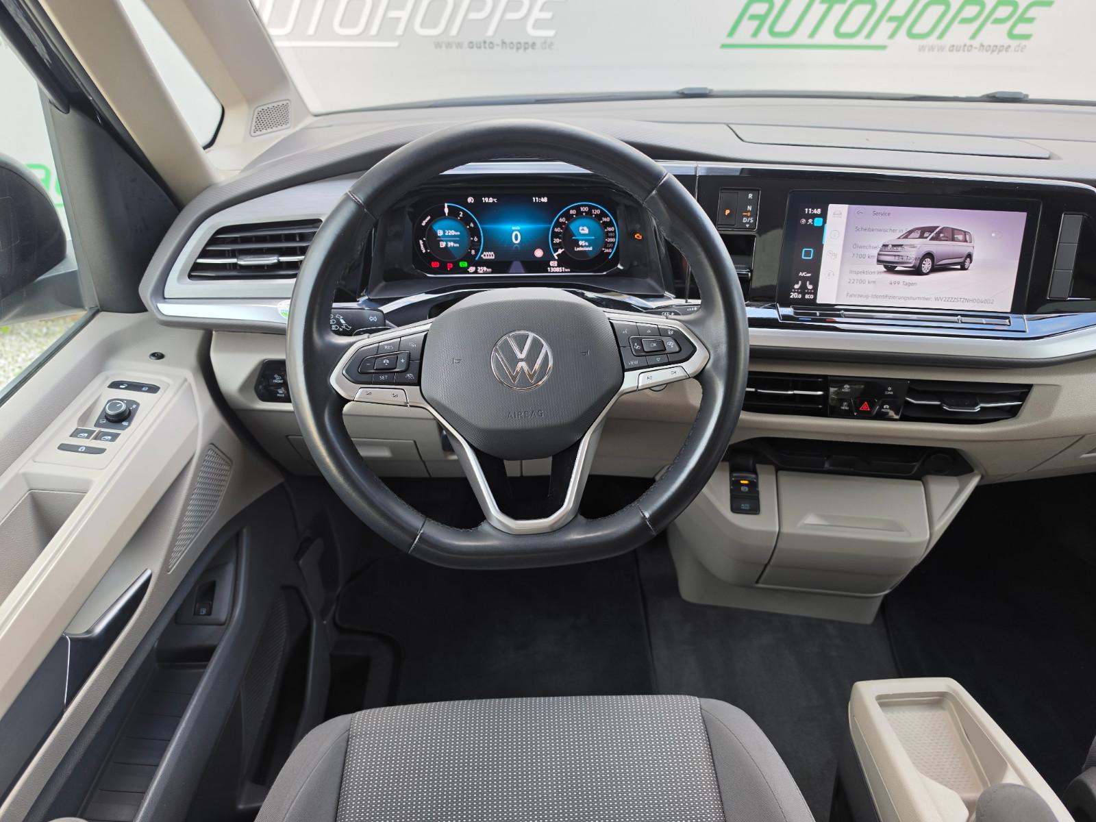 VOLKSWAGEN T7 MULTIVAN LIFE eHYBRID 150ch - 6 PLACES - TOIT PANORAMIQUE - ACC - ATTELAGE PIVOTANT - CHAUFFAGE AUXILIAIRE