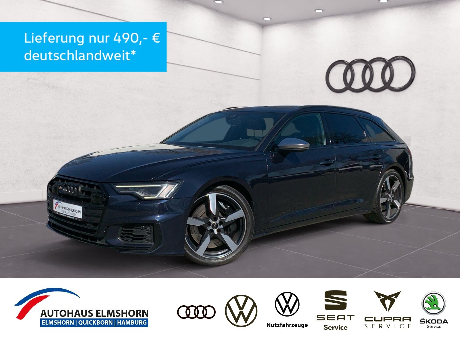 AUDI S6 Avant TDI quattro BLACK B&amp;O MATRIX AHK LUFT
